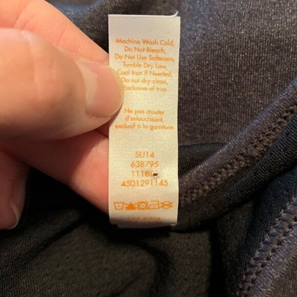 3 for $30! Lucy grey athletic tank top. Size large - Picture 5 of 8